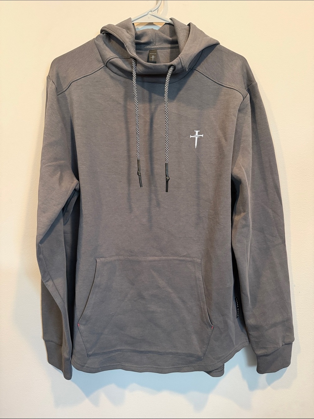 NWT Three Nails Pro-Tech Performance Hoodie Space Grey Medium